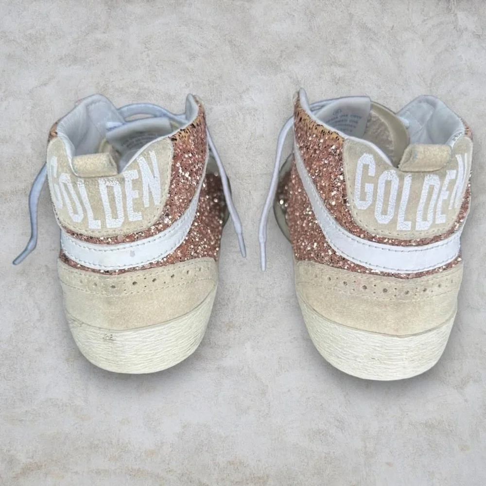 Authentic Golden Goose Mid Star with pink glitter - Picture 6 of 11